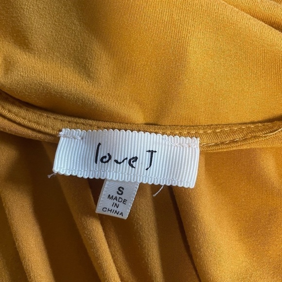 Love J open duster cardigan mustard color. Size small. - Picture 5 of 5